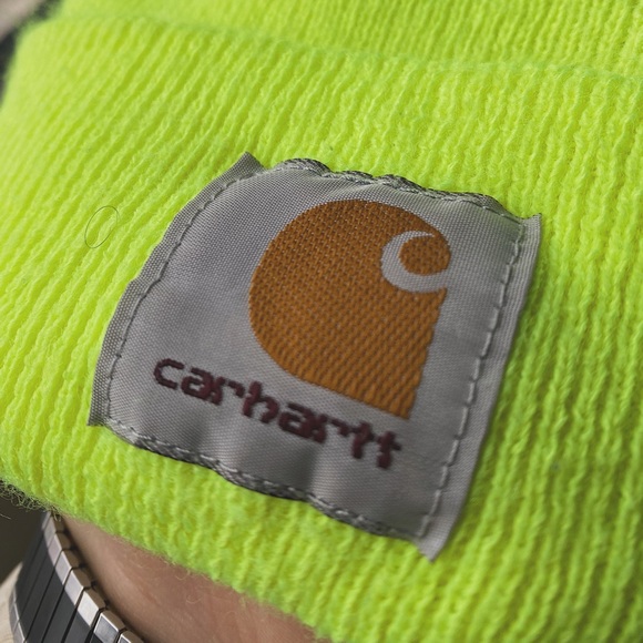 Neon Carhartt Beanie - Picture 2 of 4